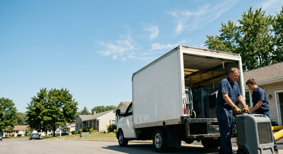 Water Damage Cleanup in Green Valley, WI near me